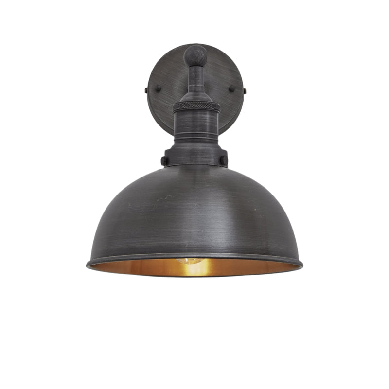 Brooklyn Dome Wall Light - 8 Inch
