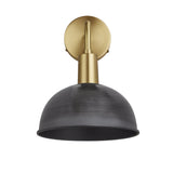 Sleek Dome Wall Light - 8 Inch
