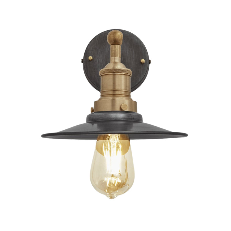 Brooklyn Flat Wall Light - 8 Inch