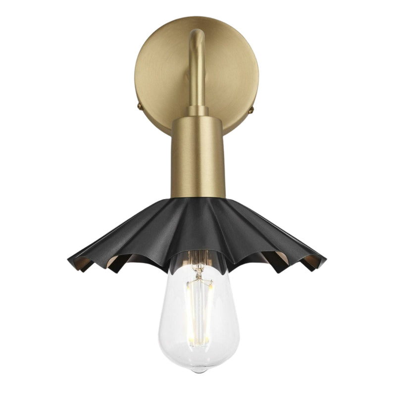 Sleek Umbrella Wall Light - 8 Inch