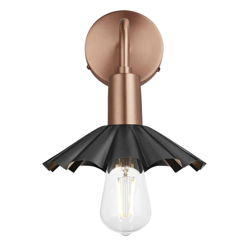Sleek Umbrella Wall Light - 8 Inch