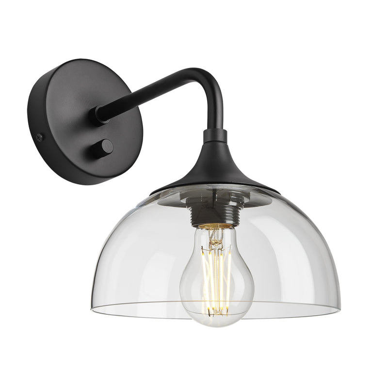 Chelsea Glass Dome Wall Light - 8 Inch