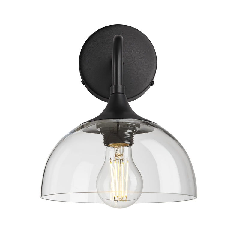 Chelsea Glass Dome Wall Light - 8 Inch