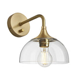 Chelsea Glass Dome Wall Light - 8 Inch