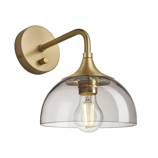 Chelsea Glass Dome Wall Light - 8 Inch
