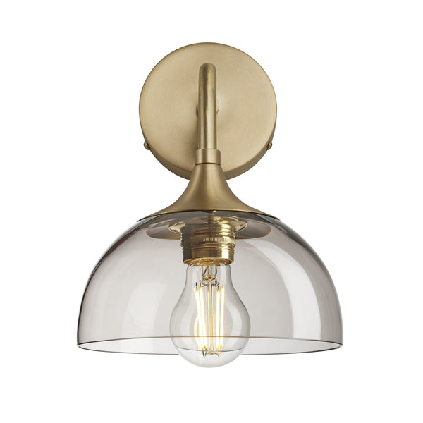 Chelsea Glass Dome Wall Light - 8 Inch