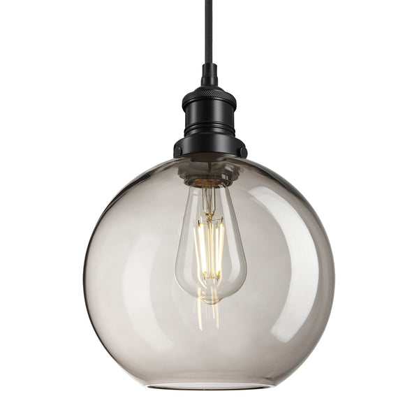 Brooklyn Glass Globe Pendant - 9 Inch