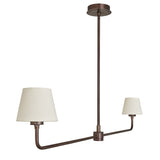 Albany Double Pendant Light - Natural Cotton Shades