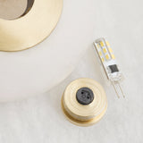 Alabaster Stone Diffuser Wall Light - 10 inch - White