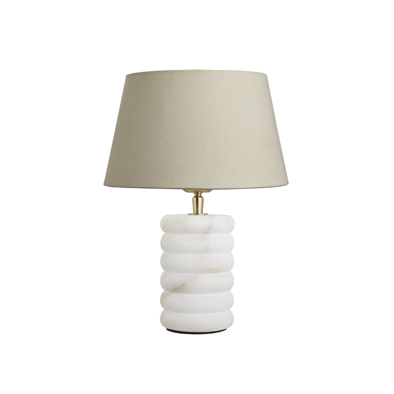 Alabaster Stone Dual Lit Table Lamp