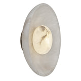 Alabaster Stone Diffuser Wall Light - 10 inch - White