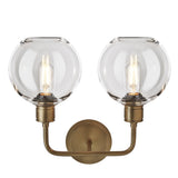 Albany Glass Globe Double Wall Light - 7 Inch - Clear