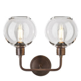 Albany Glass Globe Double Wall Light - 7 Inch - Clear