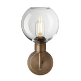 Albany Glass Globe Single Wall Light - 7 Inch - Clear