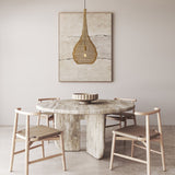 Beehive Wire Cage Metal Mesh Pendant Light - Drop - Brass