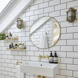 Bulkhead Outdoor & Bathroom Oval Wall Light - 6 Inch