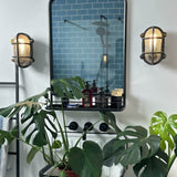 Bulkhead Outdoor & Bathroom Oval Wall Light - 6 Inch