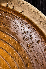 Bulkhead Outdoor & Bathroom Round Wall Light - Ribbed Glass