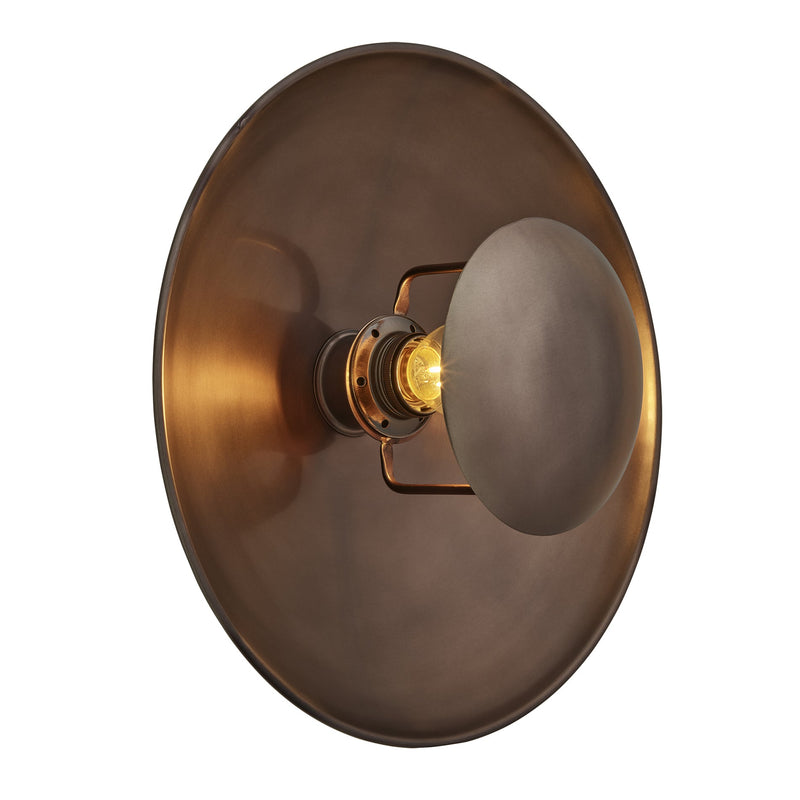 Boston Round Metal Diffuser Wall Light