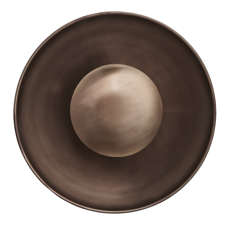 Boston Round Metal Diffuser Wall Light