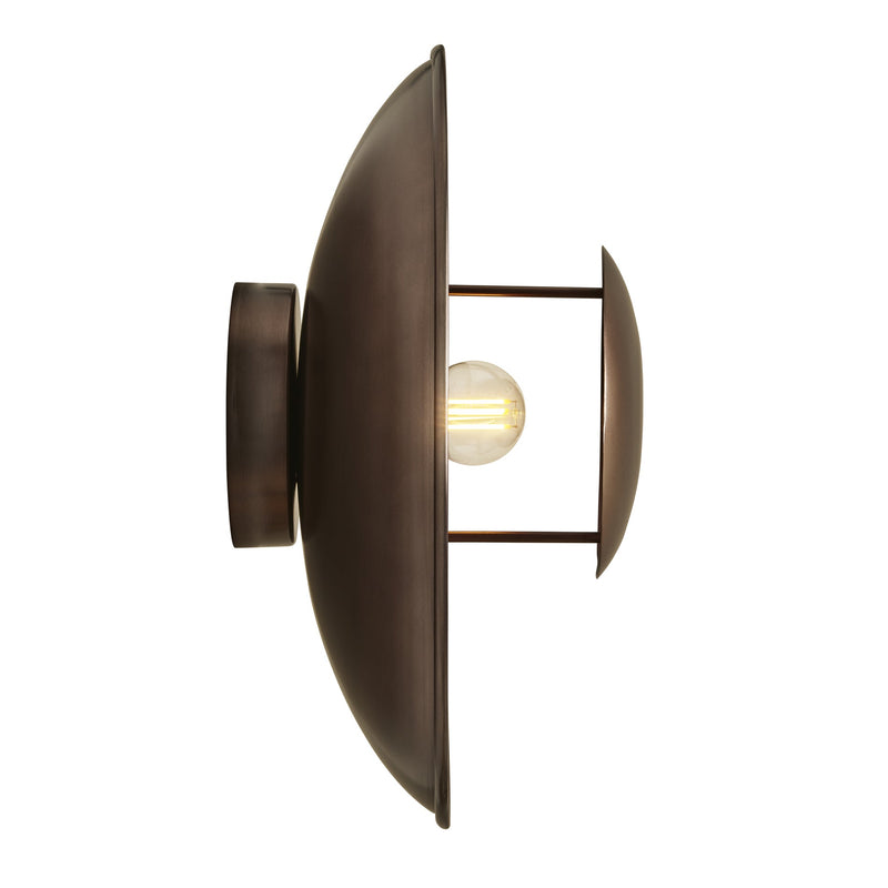Boston Round Metal Diffuser Wall Light