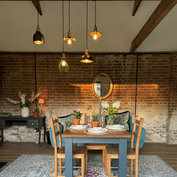 Brooklyn 5 Wire Pendant with Shades