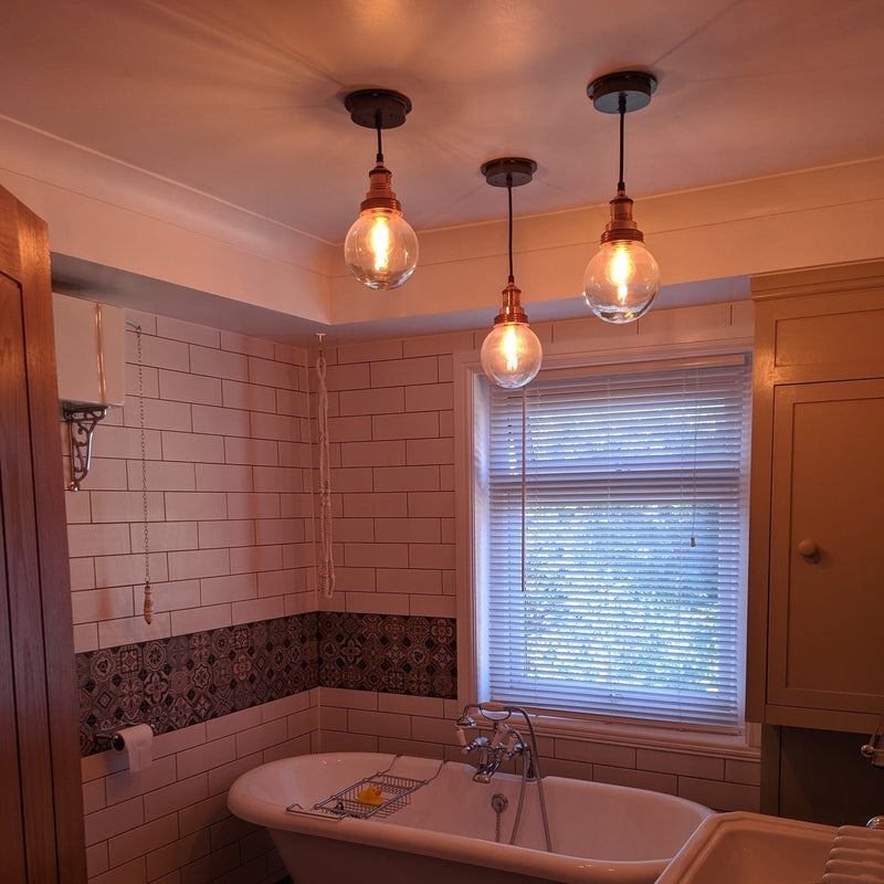 Brooklyn Outdoor & Bathroom Globe Pendant