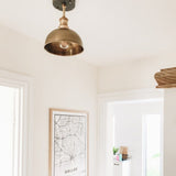 Brooklyn Dome Semi Flush Mount - 8 Inch