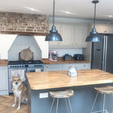 Brooklyn Dome Pendant Light - 13 Inch - Chain Holder