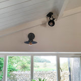 Swivel Spotlight Flush Mount - Single - Pewter