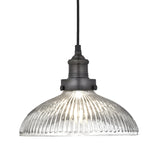 Brooklyn Glass Dome Pendant Light - 12 Inch