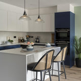 Brooklyn Glass Dome Pendant Light - 12 Inch