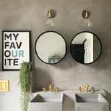 Brooklyn Glass Funnel Wall Light - 7 Inch