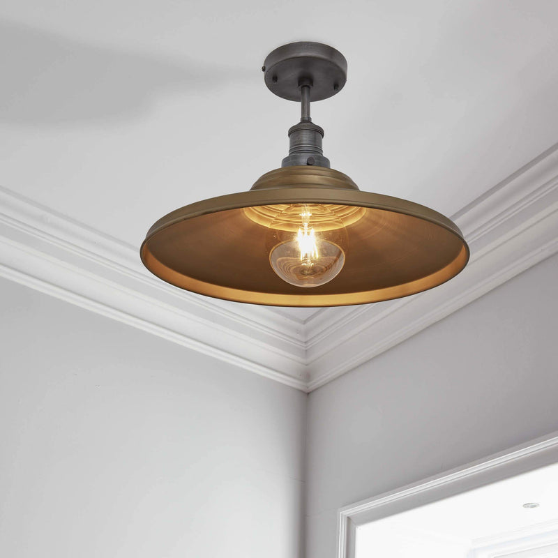 Brooklyn Giant Step Semi Flush Mount - 18 Inch