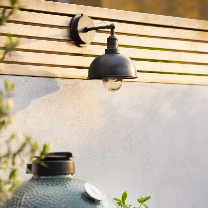 Brooklyn Outdoor & Bathroom Dome Wall Light - 8 Inch
