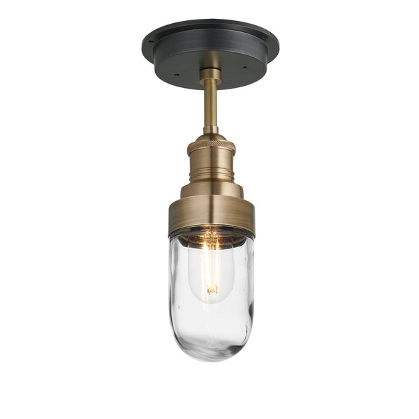 Brooklyn Outdoor & Bathroom Semi Flush Mount