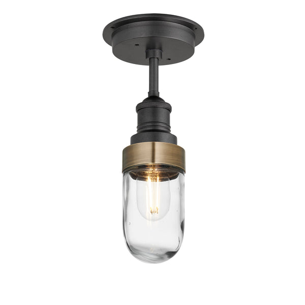 Brooklyn Outdoor & Bathroom Semi Flush Mount