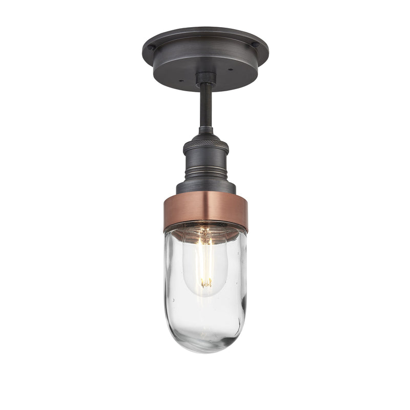 Brooklyn Outdoor & Bathroom Semi Flush Mount