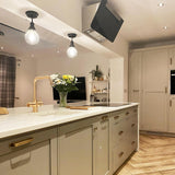 Brooklyn Outdoor & Bathroom Globe Semi Flush Mount