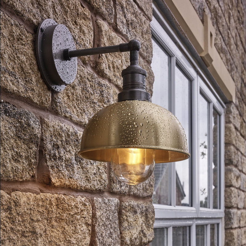 Brooklyn Outdoor & Bathroom Dome Wall Light - 8 Inch