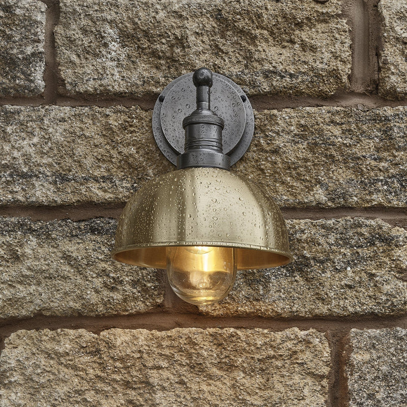 Brooklyn Outdoor & Bathroom Dome Wall Light - 8 Inch