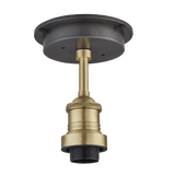 Brooklyn Outdoor & Bathroom Globe Semi Flush Mount