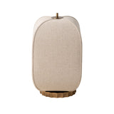 Bloxham Rectangular Table Lamp - Natural - Brass