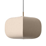 Bloxham Square Pendant Light - Natural - Brass