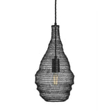 Beehive Wire Cage Metal Mesh Pendant Light - Drop - Small