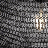 Beehive Wire Cage Metal Mesh Pendant Light - Drop - Small