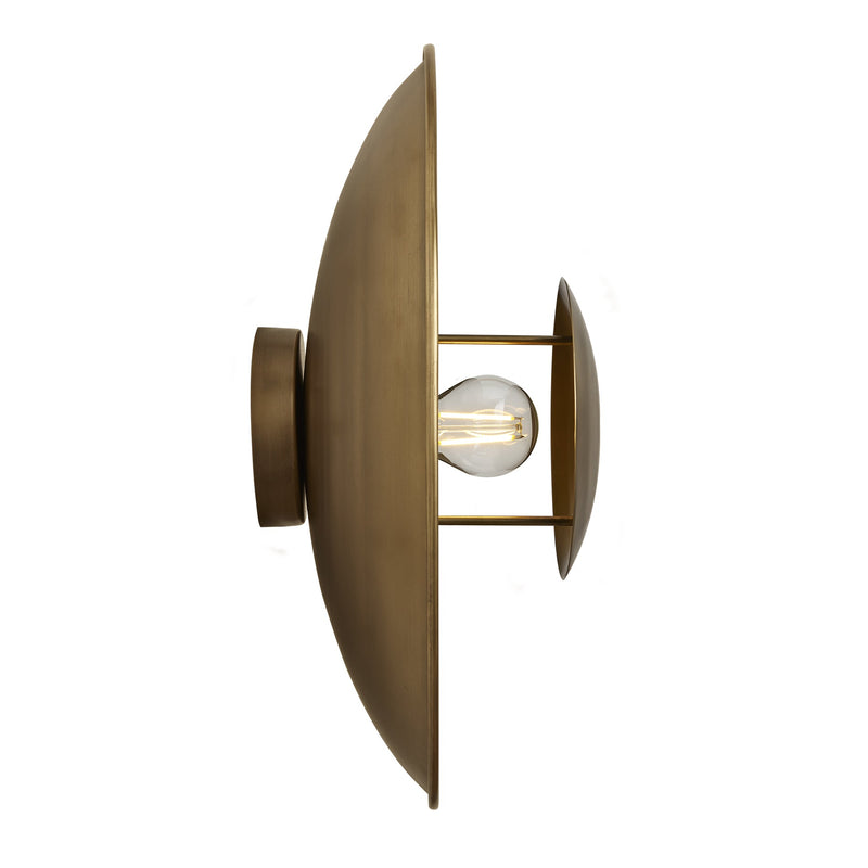 Boston Round Metal Diffuser Wall Light