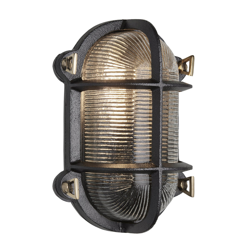 Bulkhead Outdoor & Bathroom Oval Wall Light - 6 Inch