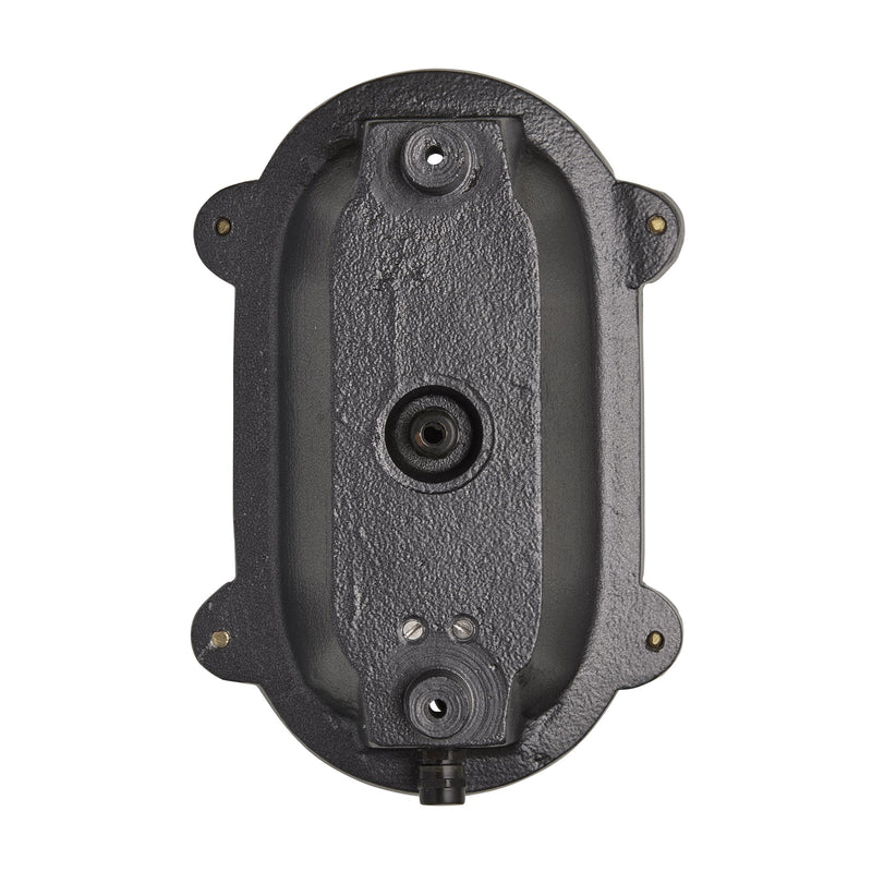 Bulkhead Outdoor & Bathroom Oval Wall Light - 6 Inch