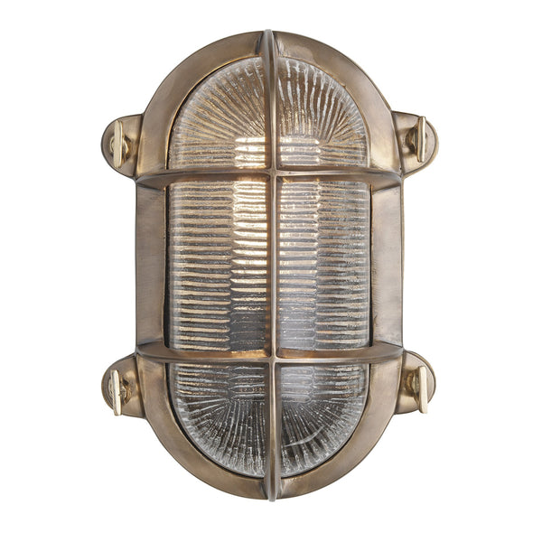 Bulkhead Outdoor & Bathroom Oval Wall Light - 6 Inch